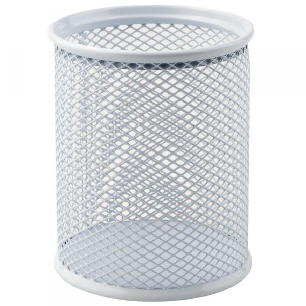 Підставка для ручок мет. перфорована срібл., біл. Axent — фото 2