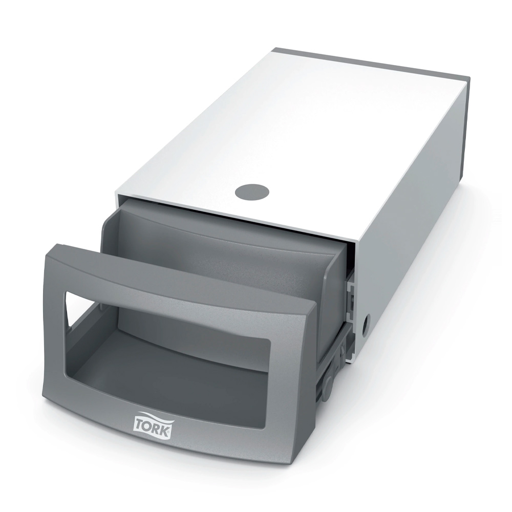 Диспенсер для салфеток, метал/пластик, Aluminium, (N1), серый Tork - фото 2