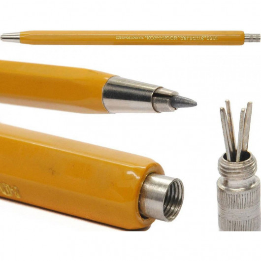 Олівець цанговий 2,0мм., Versatil 5201, металевий корпус Koh-i-noor — фото 8