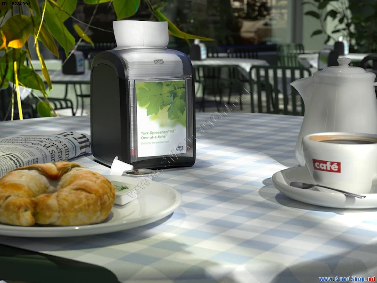 Диспенсер для серветок Xpressnap Fit® №4, 21,3*16,5 см, Napkin, (N14), чорн. Tork - фото 2