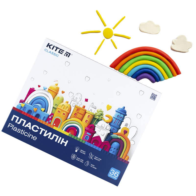 Пластилин, 36 цветов, 720 г. Kite Classic Kite - фото 8