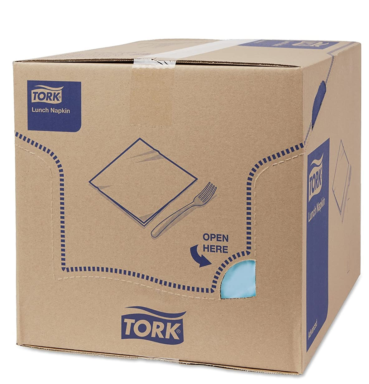 Салфетки 33*33см. Tork Advanced 3-х слойная, 150шт./уп., желт. Tork - фото 3