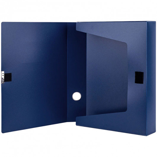 Папка-бокс на липучці 60мм., син. Axent — фото 6