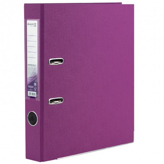 Реєстратор 5см. А4 (PP), односторонній, бузковий Axent Delta — фото 3