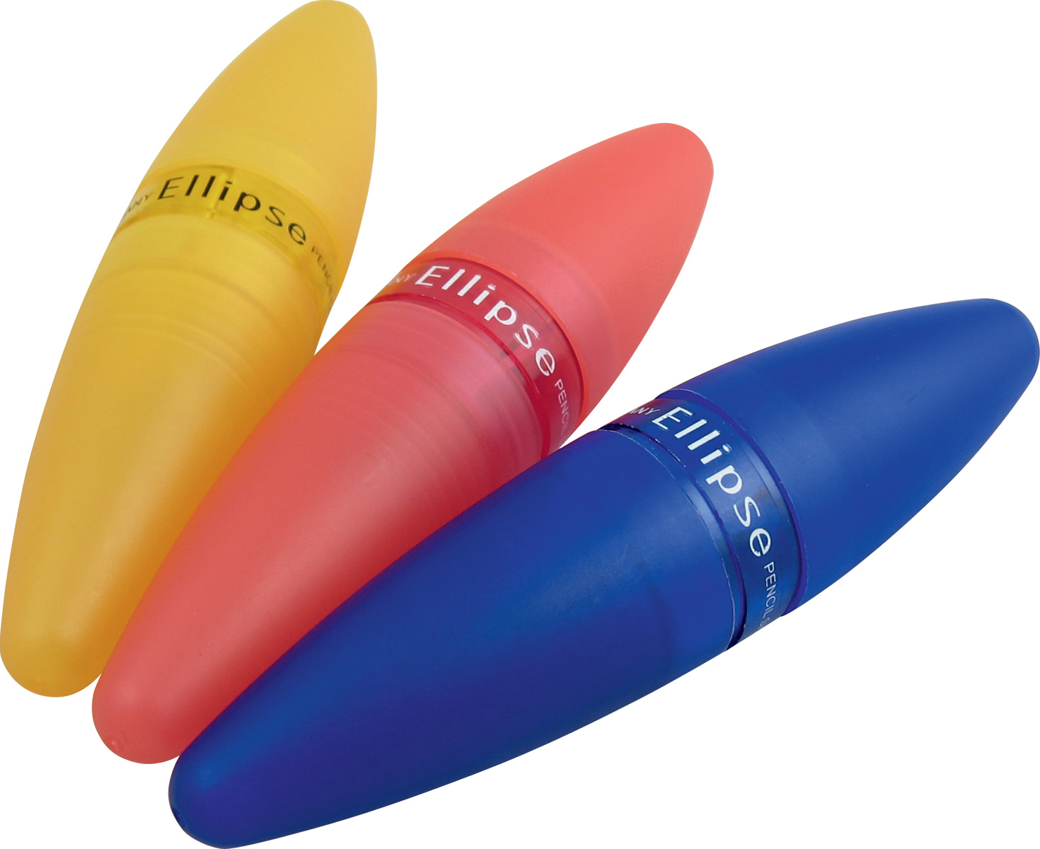 Точилка з контейнером Elipse, пластикова у вигляді еліпса, змінна точилка, асорті KUM — фото 4