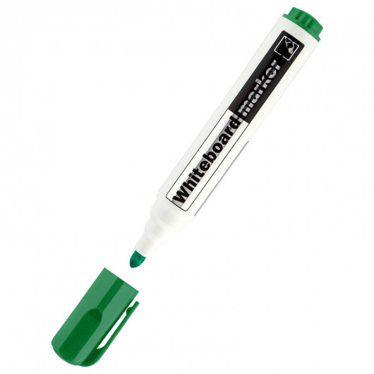 Маркер для дошок, круглий наконечник 2мм., d2800, зелен. Axent Delta — фото 3