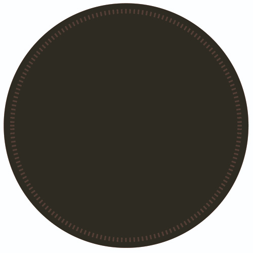 Костер Advanced, d=90мм, 8-сл., 250шт./уп., ровный край, черн. Tork - фото 1