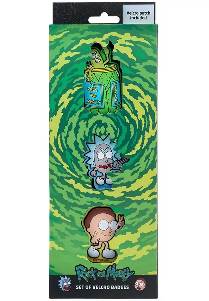 Набор бейджей на липучке «Rick and Morty», 3 шт., 3012 RM (rm24-3012) Kite - фото 7