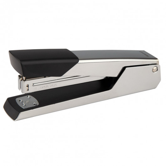 Степлер 24/6 Technic, 25л., глубина скрепления 90мм., метал., 4937-A хромирование Axent - фото 3