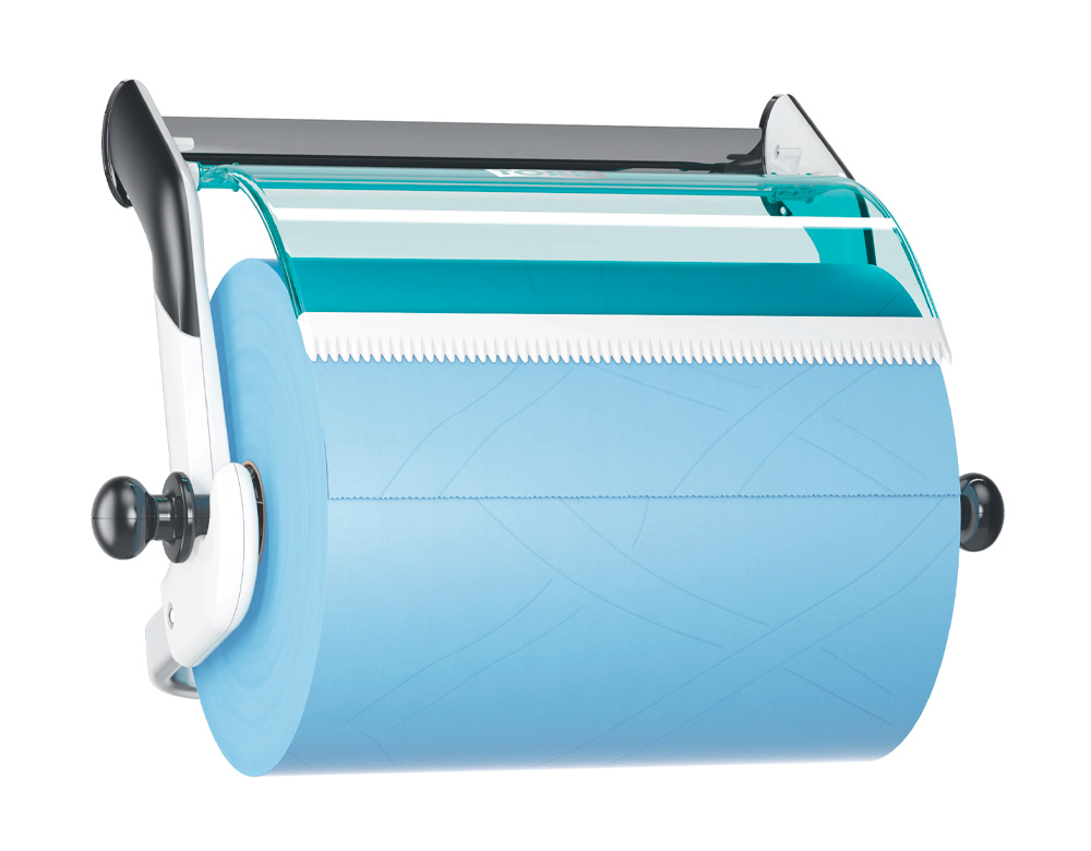 Диспенсер для материалов в рулоне Tork Performance, настенный, (W1), бел./голубой Tork - фото 1