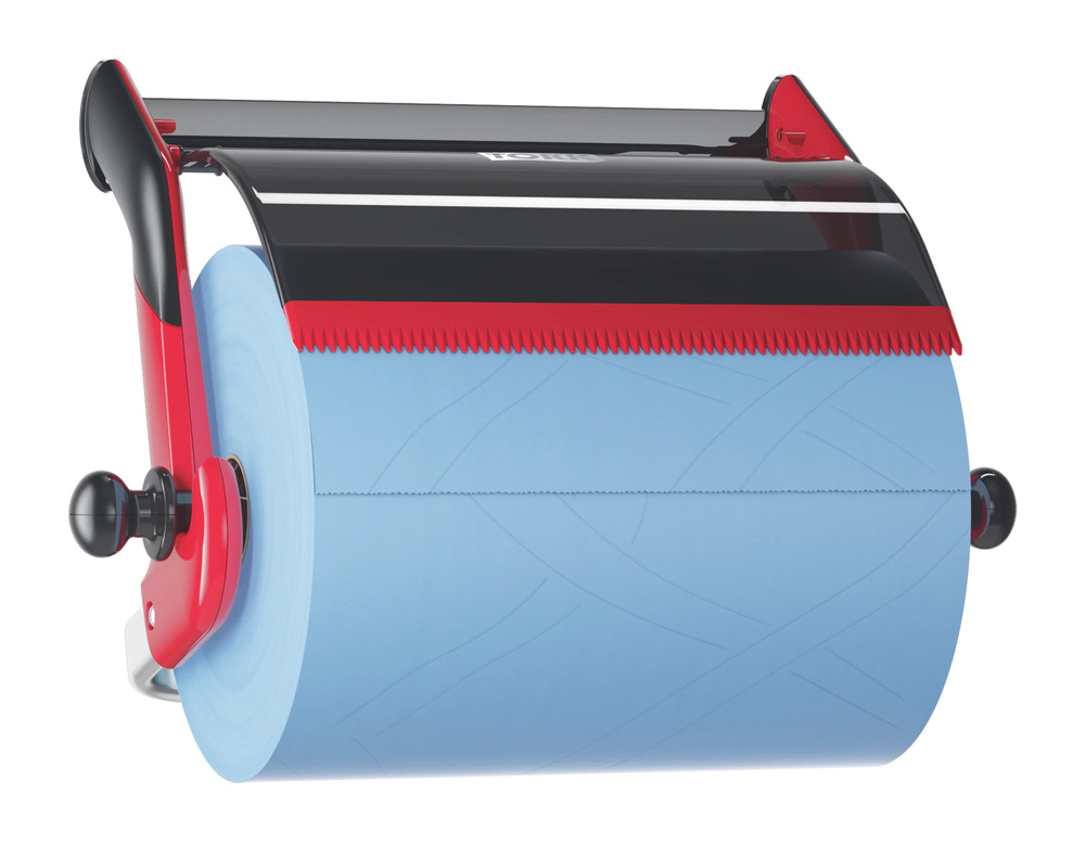 Диспенсер для материалов в рулоне Tork Performance, настенный, (W1), красн./черный Tork - фото 1