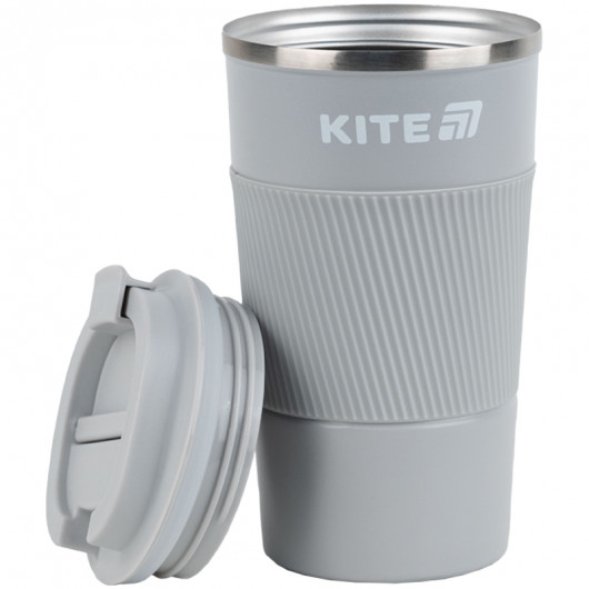 Термокружка 510 мл, серая Kite - фото 7