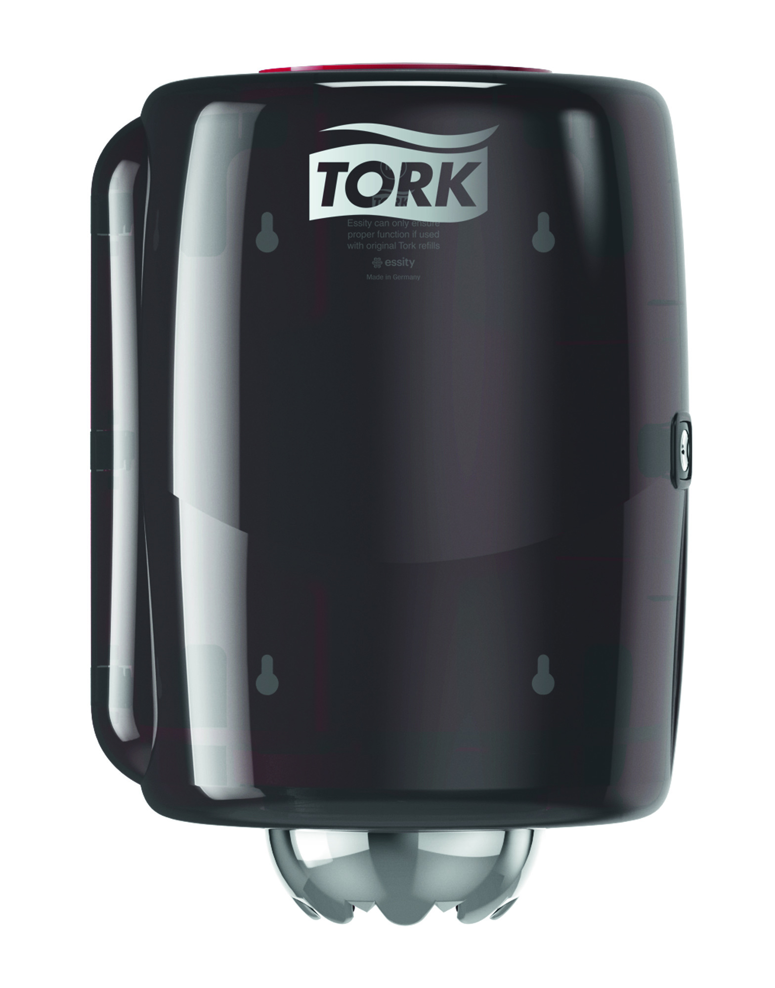 Диспенсер для материалов в рулоне с центральной вытяжкой Tork Performance Макси, (M2), красн./черн. Tork - фото 1