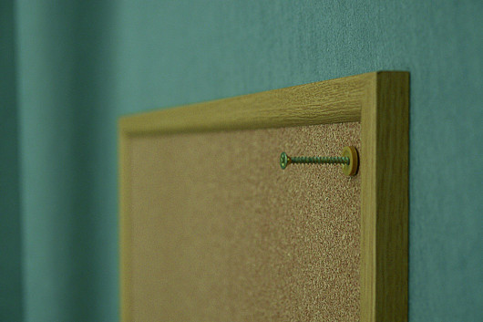 Доска пробковая (сосна) 90*120см., деревянная рамка 2x3 - фото 6