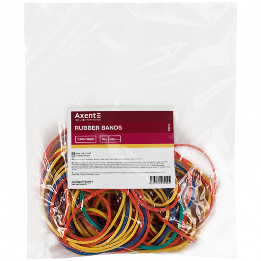 Резинка для денег d=50мм., 50г. D4610, цвет ассорти Axent Delta - фото 5