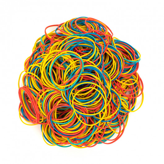 Гумки для грошей (d=50мм.) 500г. D4612, колір асорті Axent Delta — фото 5