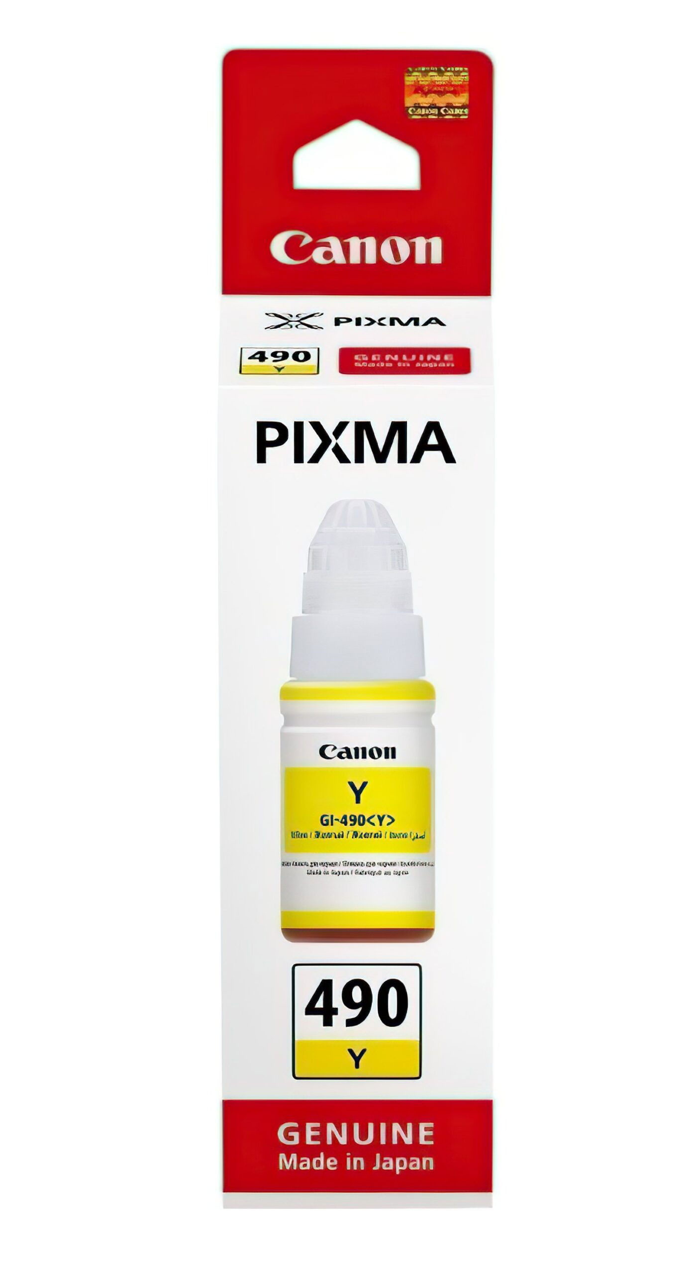 Чернила для струйных устройств GI-490, Canon PIXMA G1400/G2400/G3400, 70г., желт. (0666C001) Canon - фото 3