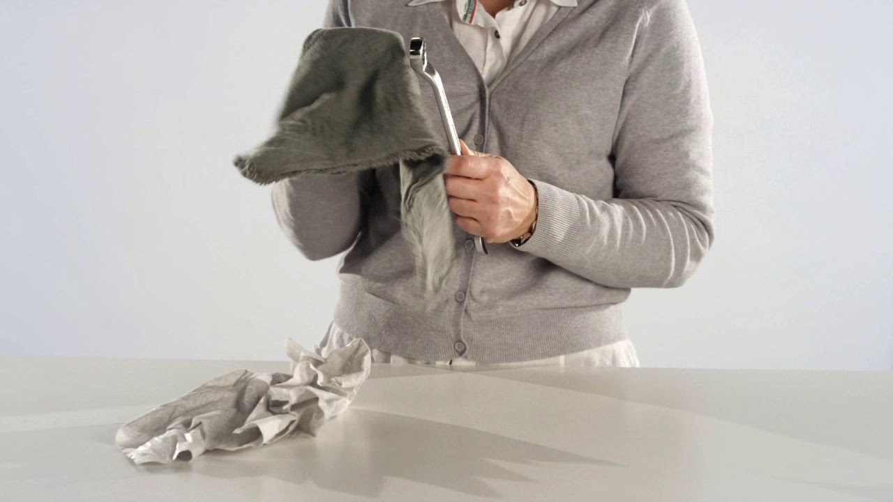 Нетканий матеріал універсальний Tork 520, малий рулон1-сл., 32*38см., 148м., 390шт./уп., сірий, W1 Tork - фото 1