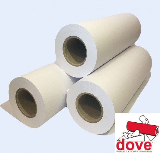 Бумага рулонная для плоттера 80г./м2., 175м.*620мм.(А1+), втулка 76.2мм. (3