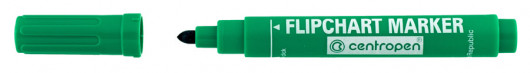 Маркер для флипчарта (по бумаге) кругл. острие 2,5мм. 8550, зелен. Centropen - фото 3