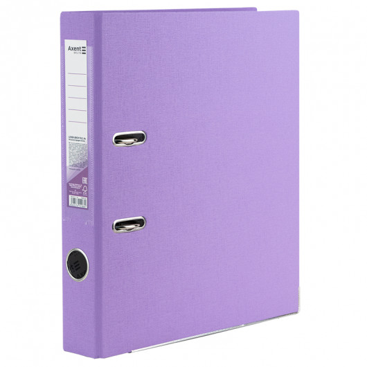 Реєстратор 5см. А4 (PP), односторонній, Pastelini, бузковий Axent Delta — фото 3