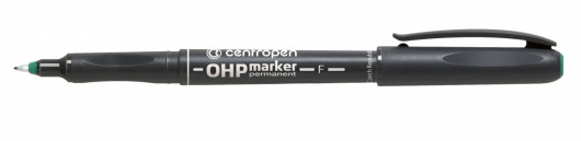 Маркер перманентний, круглий наконечник, 0,3мм., 2634, зелен. Centropen — фото 4