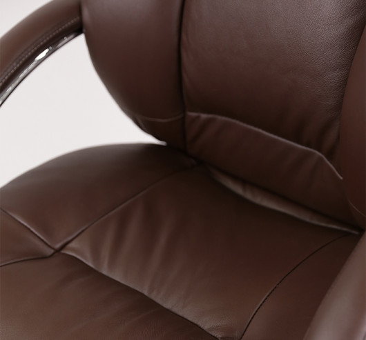 Крісло для керівника Бадалона CH MB (Шкіра LC-K), коричн. АКЛАС — фото 21
