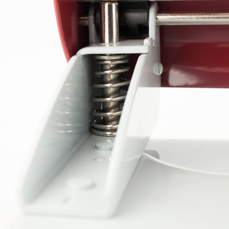 Дырокол на 2 отверстия, до 40 листов Exakt-2, металлический, красн. Axent - фото 7