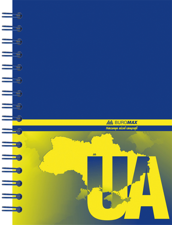 Зошит на спіралі А6, 96арк., клітинка, 