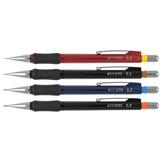 Олівець автоматичний 0,3мм., Mephisto, металевий пишучий вузол, гумований гріп Koh-i-noor — фото 2