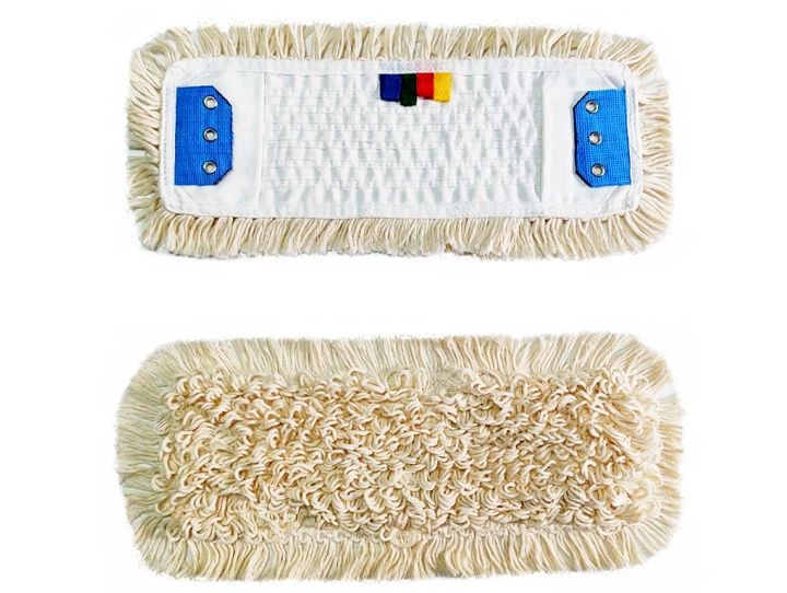 Насадка Моп плоская для швабры 40*12см., Best, хлопковая с карманами и ушками, беж. FLT-112 Uctem - фото 1