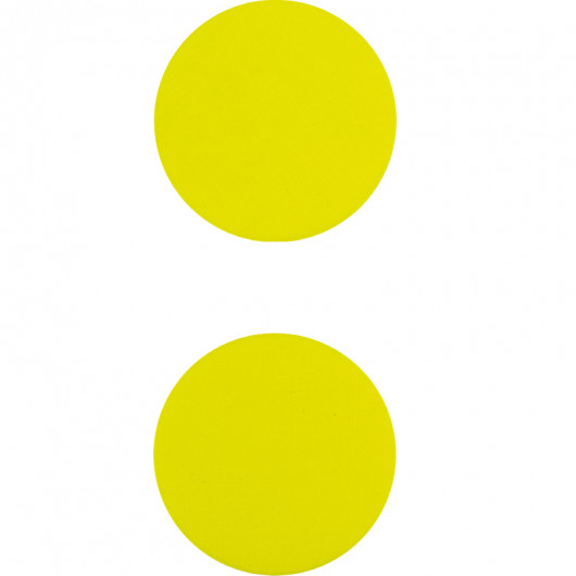 Набір значків світловідбиваючих, жовті Kite — фото 5