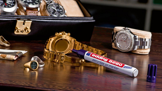 Маркер для ультрафіолетових променів 8280, круглий наконечник 1,5-3мм. Edding — фото 7