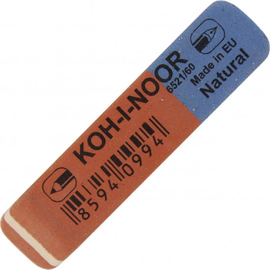 Гумка комбінована Blue Star 6521/60, середня Koh-i-noor — фото 5