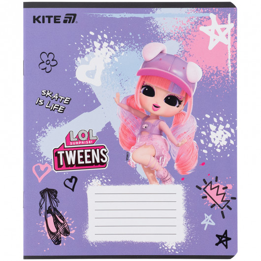 Тетрадь 12 лист., лин., гибр. лак + УФ лак, LO (LO25-234) Kite - фото 14