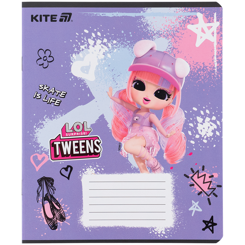 Тетрадь 12 лист., лин., гибр. лак + УФ лак, LO (LO25-234) Kite - фото 14