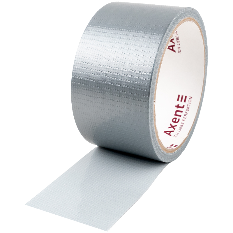 Лента армированная клейкая (армированный скотч) 48мм.*10м., 150мкм., серебр. Axent - фото 2