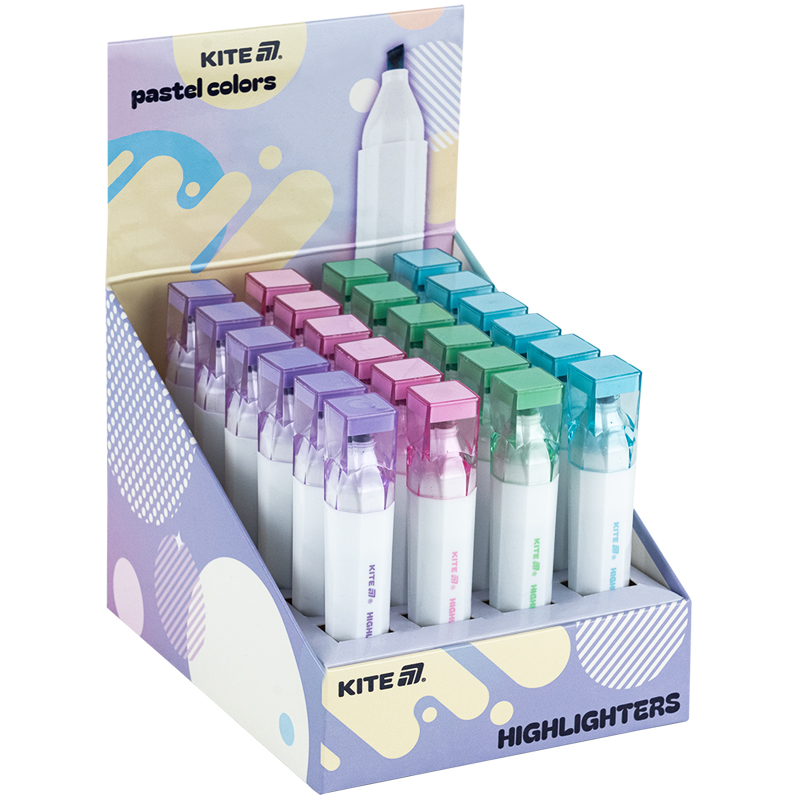 Маркер Highlighter, Kite Creative Pastel Colors Kite — фото 6
