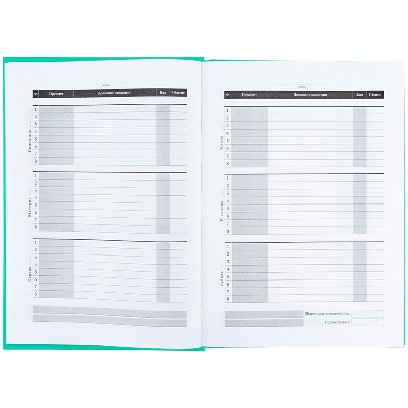Щоденник шкільний, тверда обкладинка, малахітовий (K25-262-11) Kite — фото 9