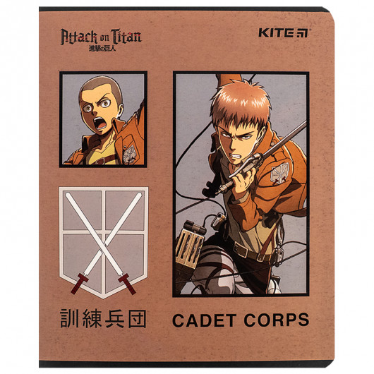 Зошит 24 арк., лін., софт тач + УФ лак, Attack on Titan (AT24-239) Kite — фото 15