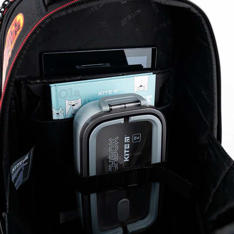 Рюкзак Kite Education каркасный 555 «Hot Wheels» Kite - фото 20