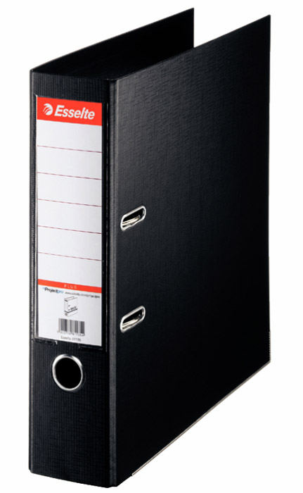 Регистратор 8см. А4 (PP) Plus XXL, черн. Esselte - фото 3