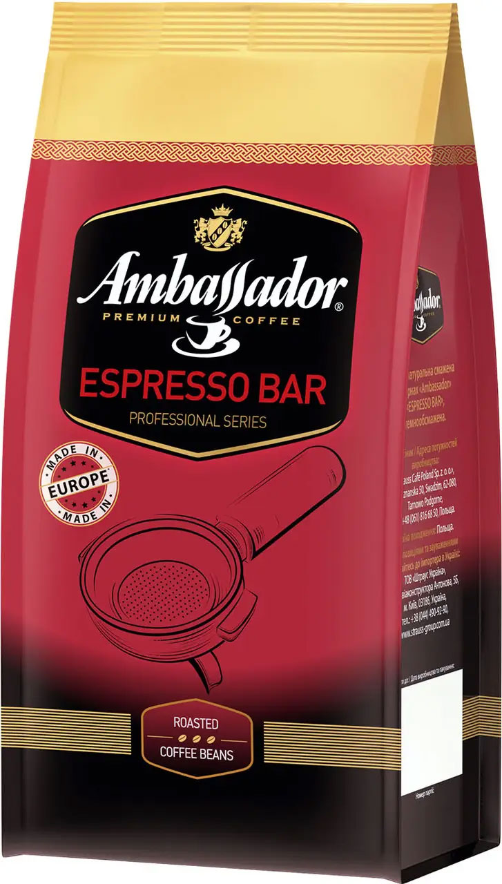 Кава в зернах Ambassador Espresso Bar, 1000г. (4051146001044) Ambassador — фото 5