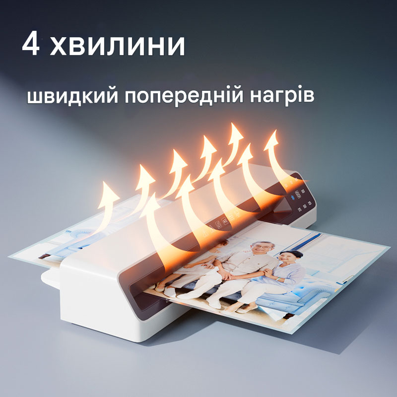 Ламинатор A3 Deli T104, плотность пленки 50-175мкм. DELI - фото 2