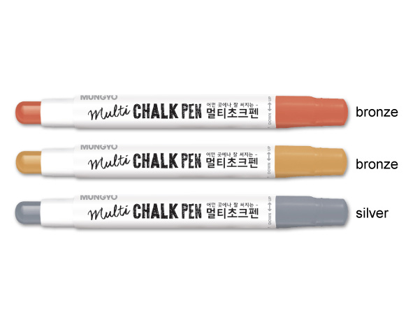 Маркер-крейда для дощок та скла, кругле вістря 1-8мм., черв. Mungyo - фото 2