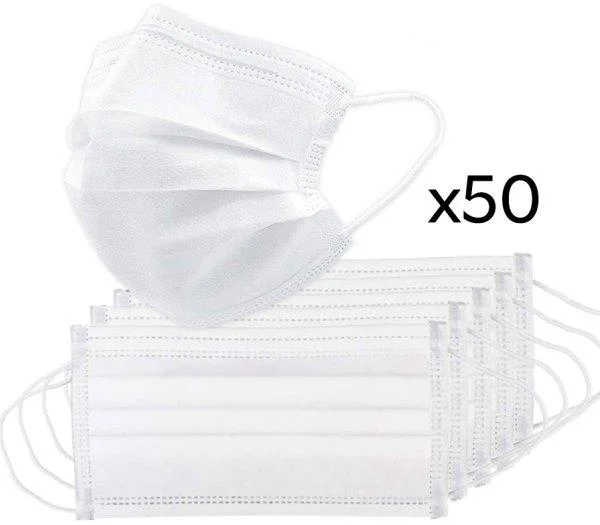 Маска медицинская трехслойная 