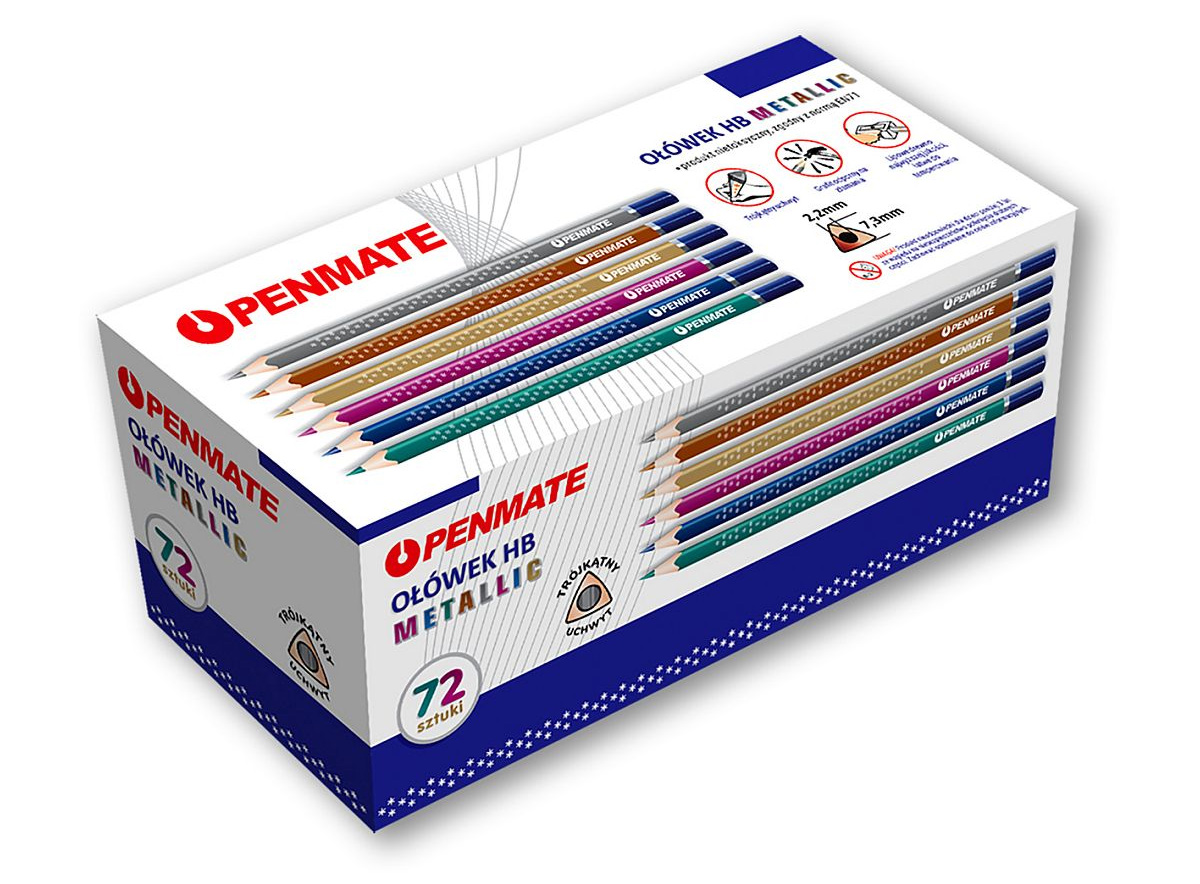 Олівець простий графітний без гумки HB 