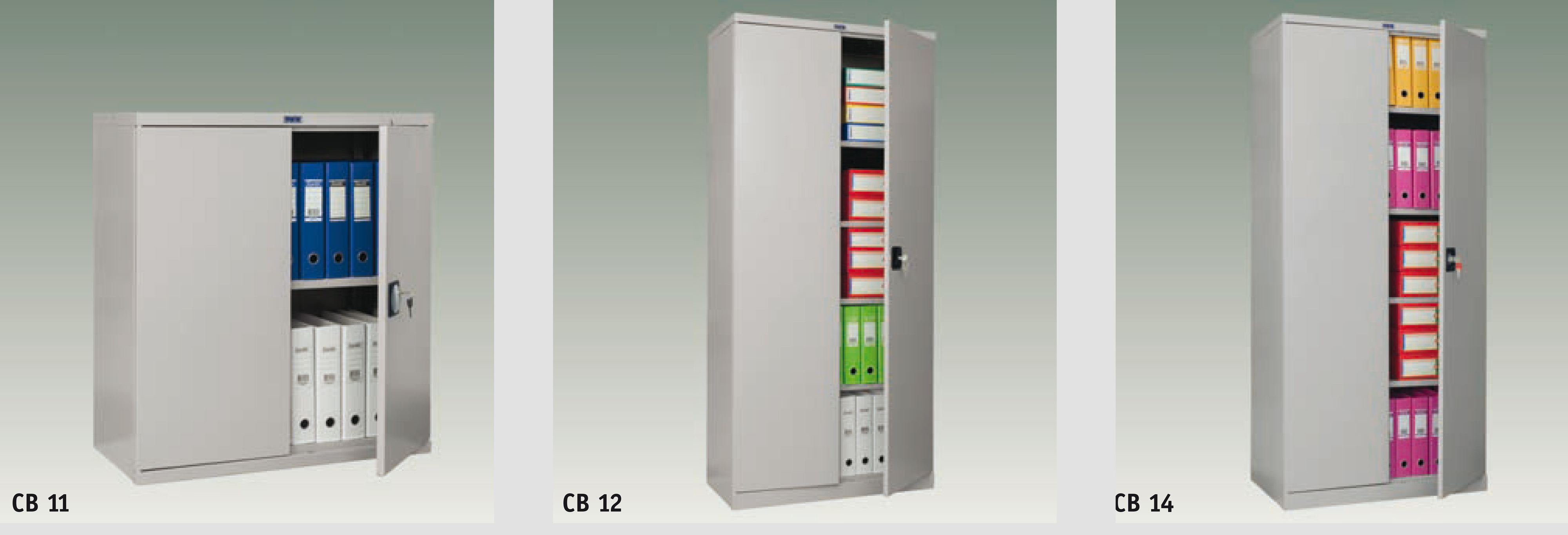 Шкаф архивный 1 полка (930*850*500мм.) метал., замок, серый Практик - фото 4