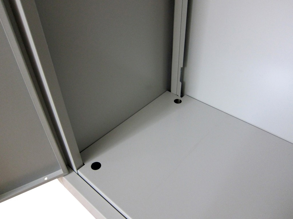 Шкаф архивный 4 полки (1922*848*434мм.) метал., замок, серый Практик - фото 3