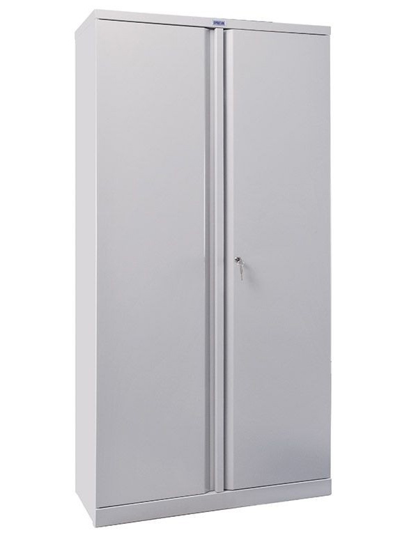 Шкаф архивный 4 полки (1830*915*370мм.) метал., замок, серый Практик - фото 3